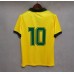 Brazil 1985 Home Yellow Soccer Jersey